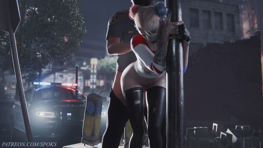 Harley Quinn Getting Out of Trouble (Spoks) [DC Comics]