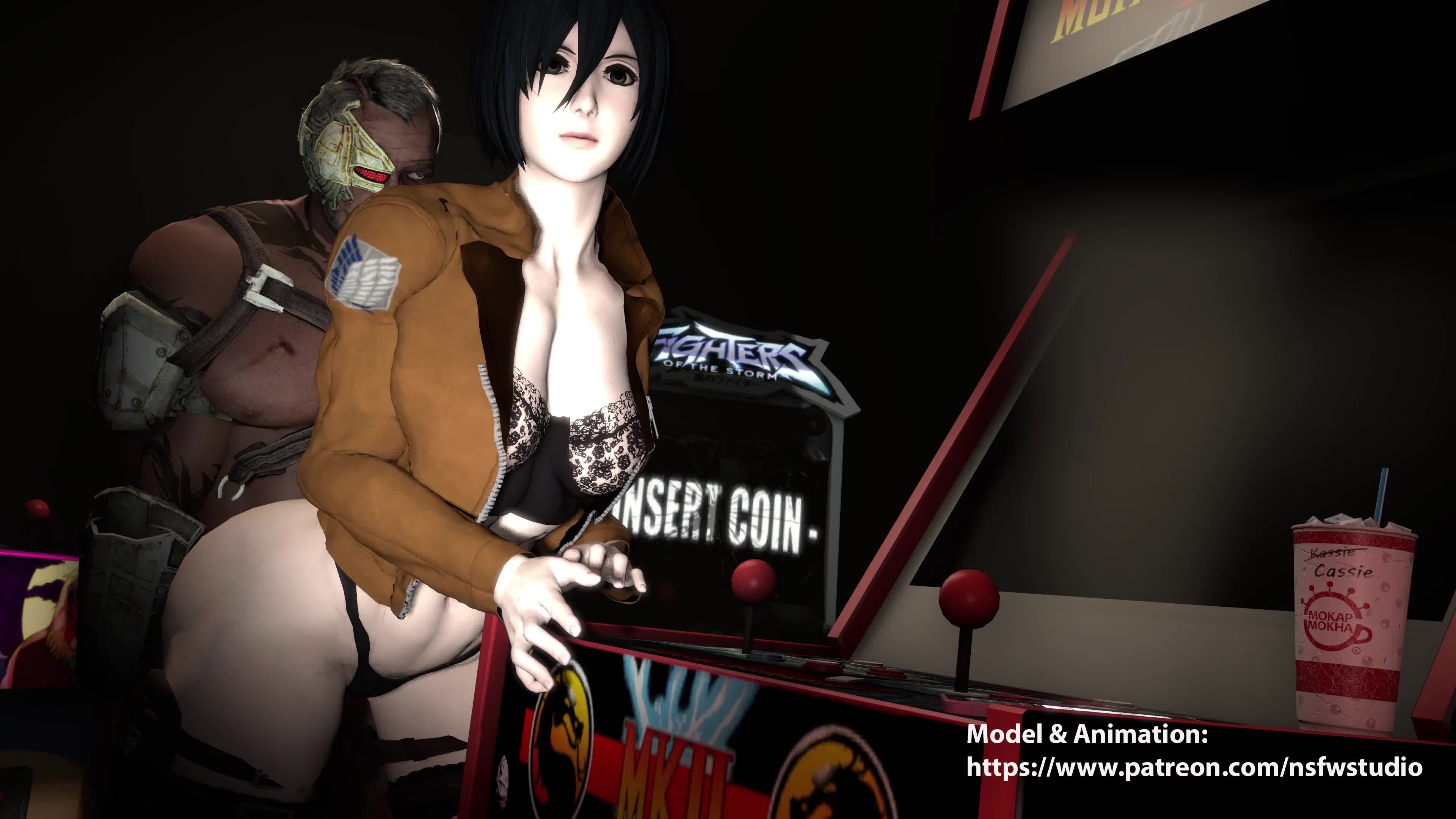 Attack on titan hentai - mikasa ackerman