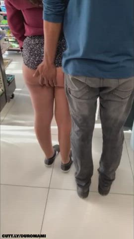 Amateur Ass Exhibitionist Flashing Groping Masturbating Public Real Couple Upskirt Porn GIF by duromami