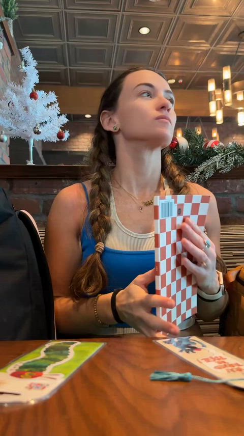 Lunch with me is always risky