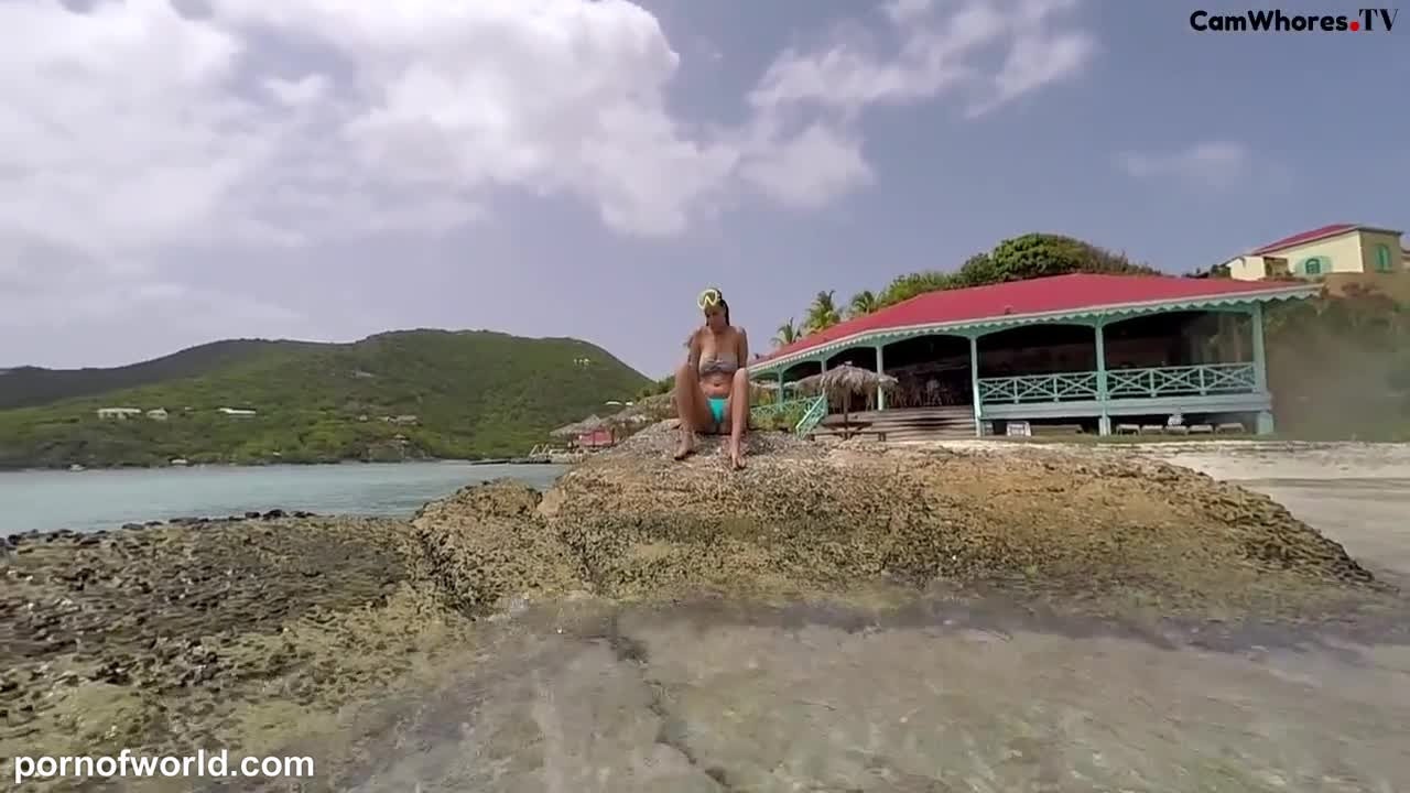 View from the sea to the shore