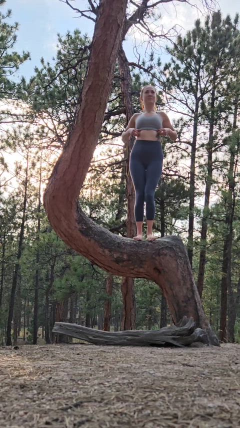Titty dance to call in the forest creatures!