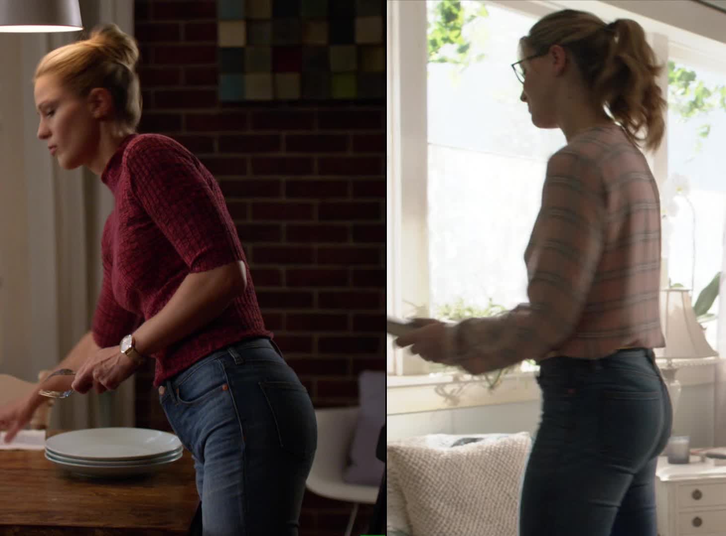 Melissa Benoist in jeans