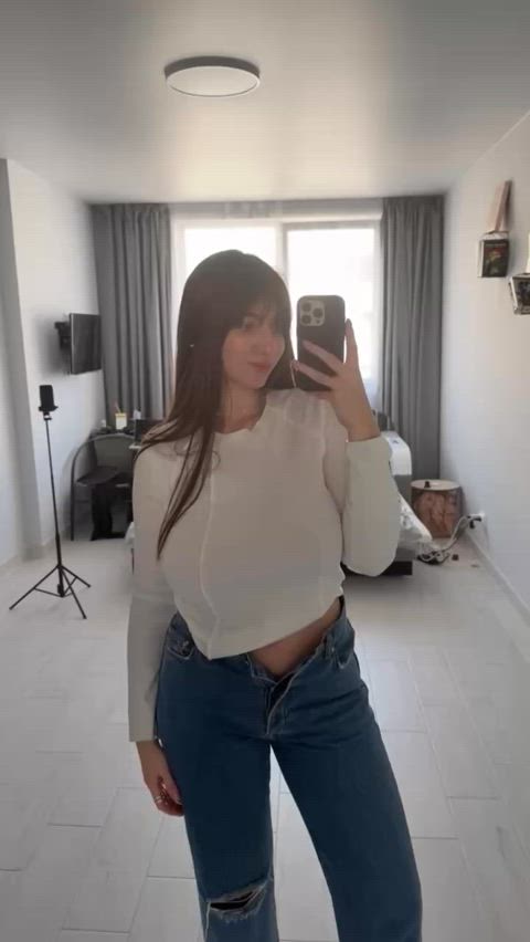 Big titties, tiny waist, all for you