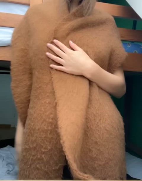 Undressing in my dorm after class for you