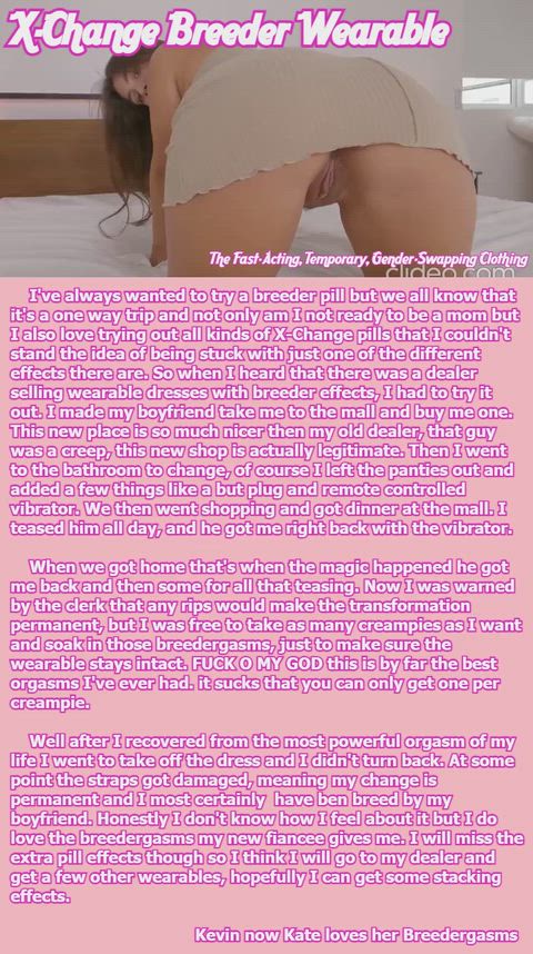 Kate loves her breedergasms and hopes she can stack effects