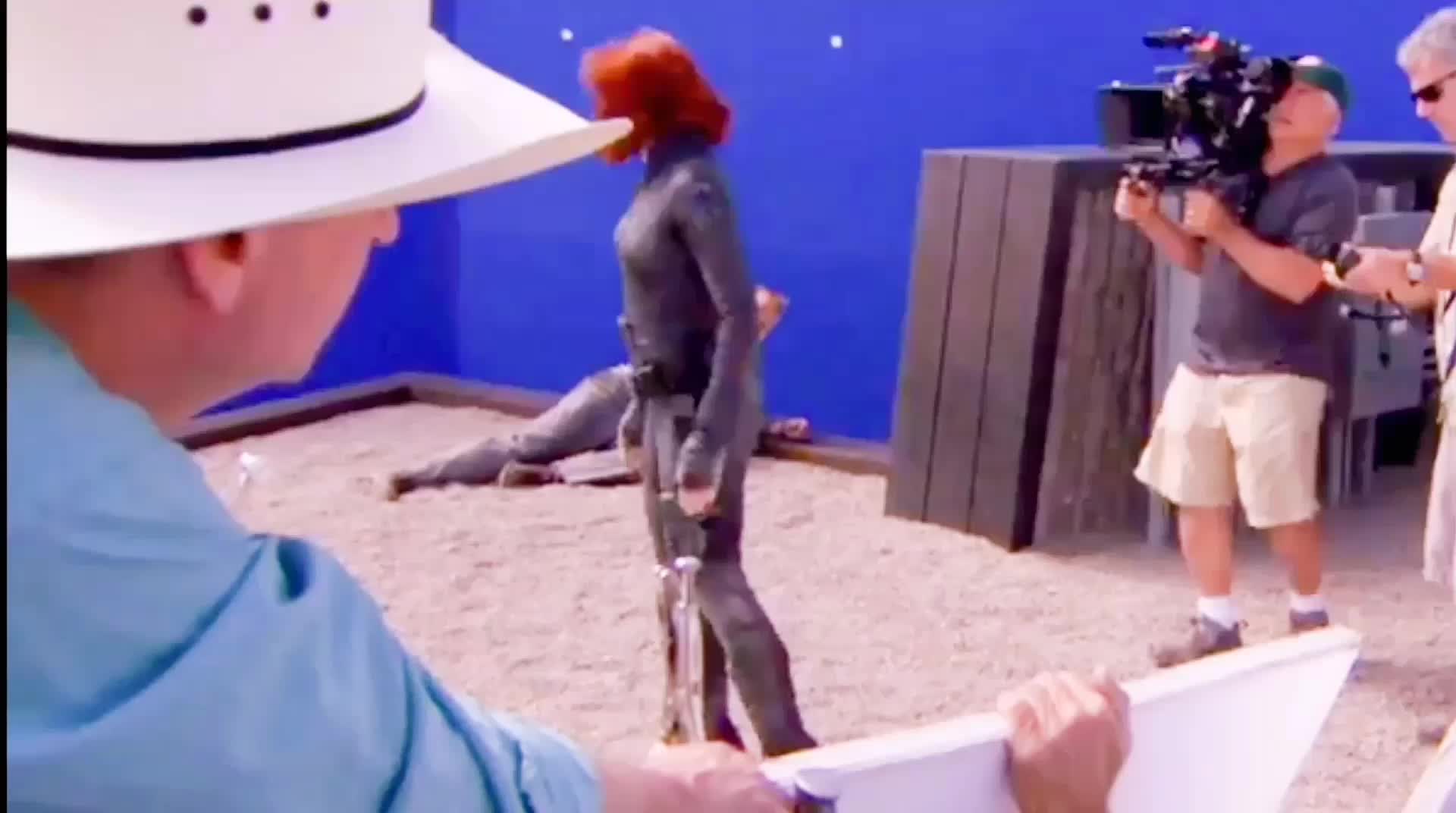 Scarlett Johansson In The First Avengers & Endgame -