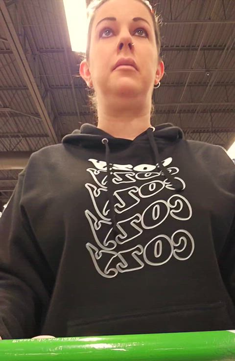 Big tits on this aisle