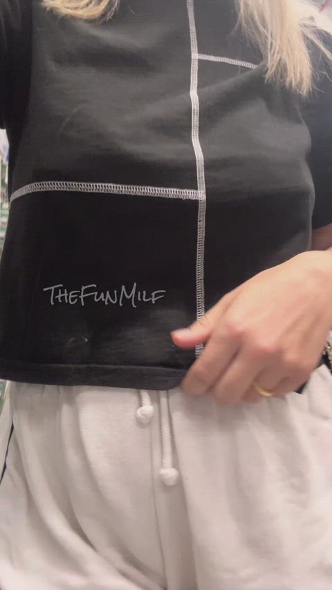 Big Tits Flashing MILF Tits Porn GIF by thefunmilf