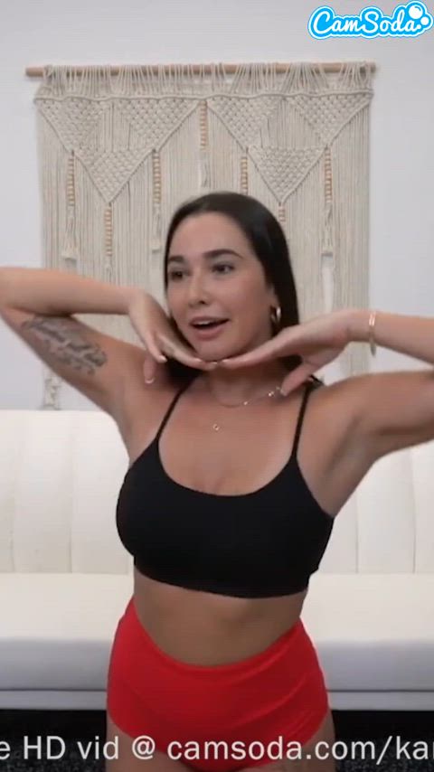 Amateur Big Tits Brunette Cute Dildo Masturbating Orgasms Pussy Solo Teen Porn GIF by camsoda