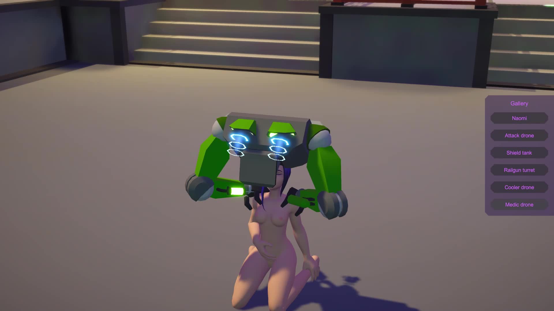 Updated colorful robots in action