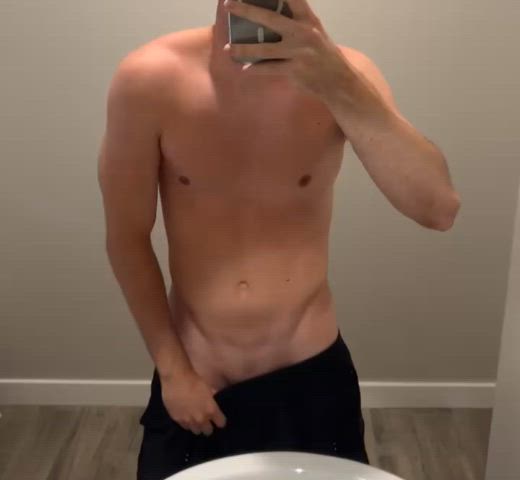 would you get on your knees for this college cock?