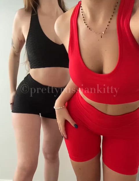 Girls after a workout