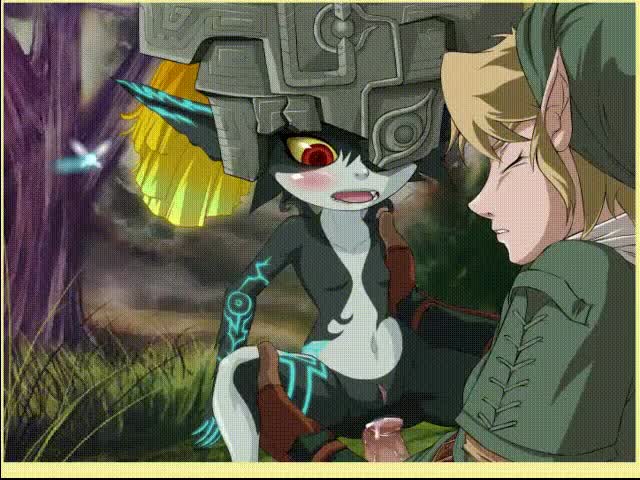 Link and Midna in the Fields