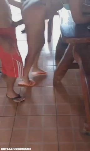 Amateur Cuckold Exposed Friends Hotwife Party Public Sharing Standing Doggy Porn GIF by duromami