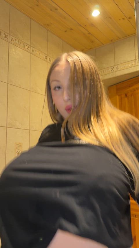 blonde boobs too big or just right (reveal)