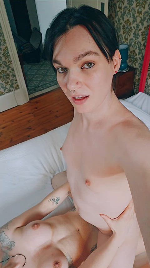 Amateur Boobs Brunette OnlyFans Trans Trans Woman Trans girls Transexual Porn GIF by emilyretcher