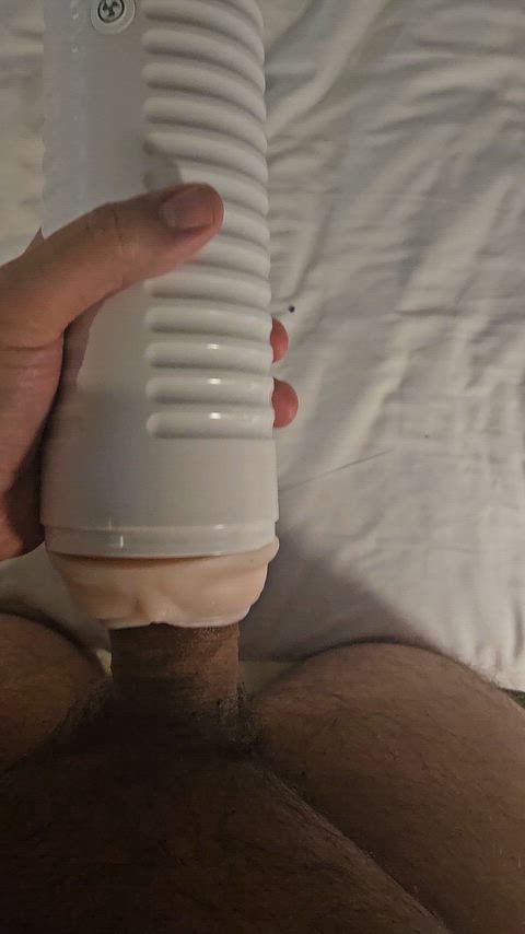 Cumming at the end of the session...