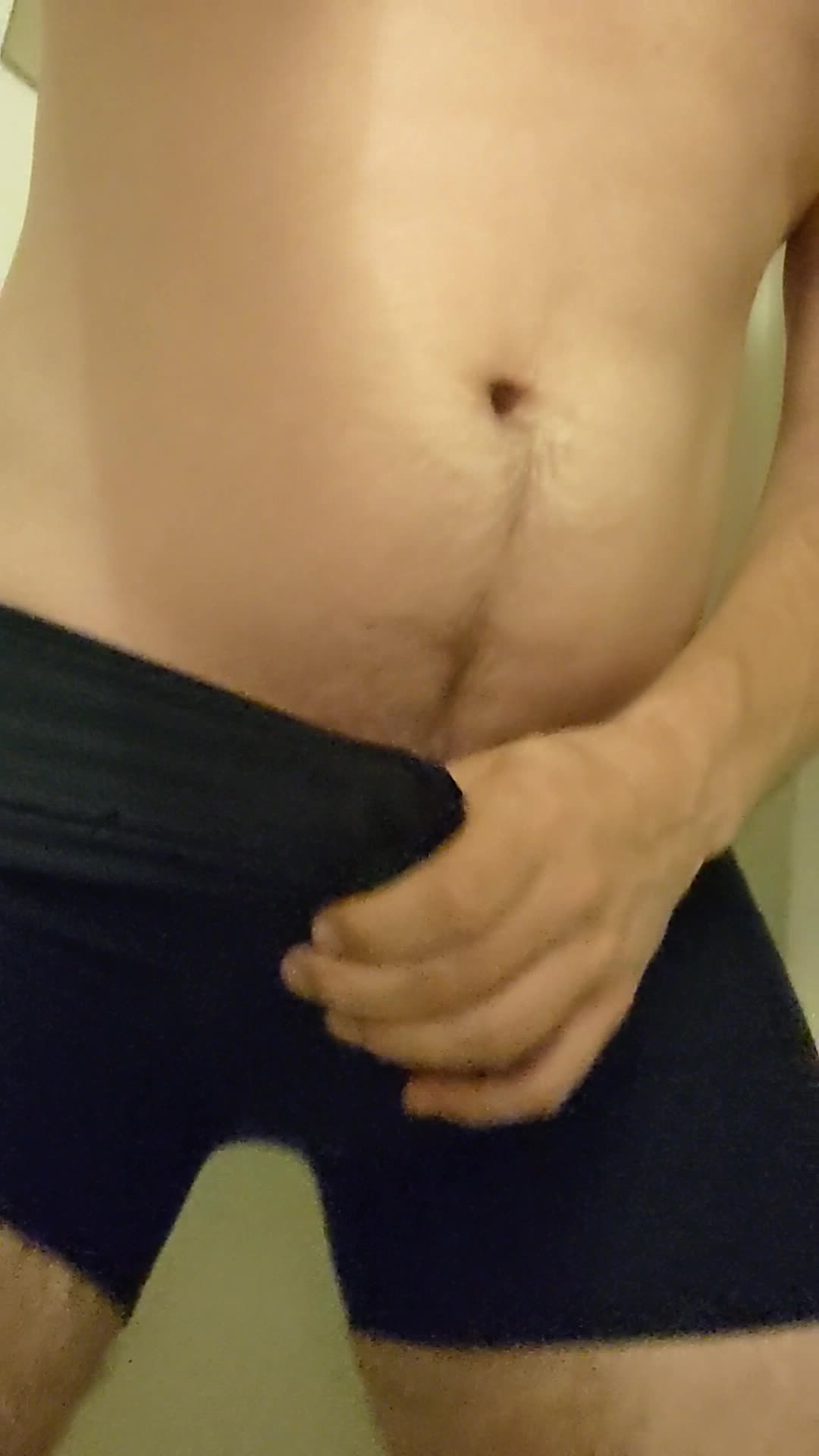 Trying to hold it in, but failed