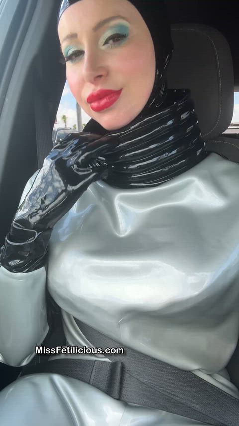 Clips4Sale Fetish Goddess Kinky Latex Latex Gloves Lips Mistress OnlyFans Rubber Porn GIF by missfetilicious