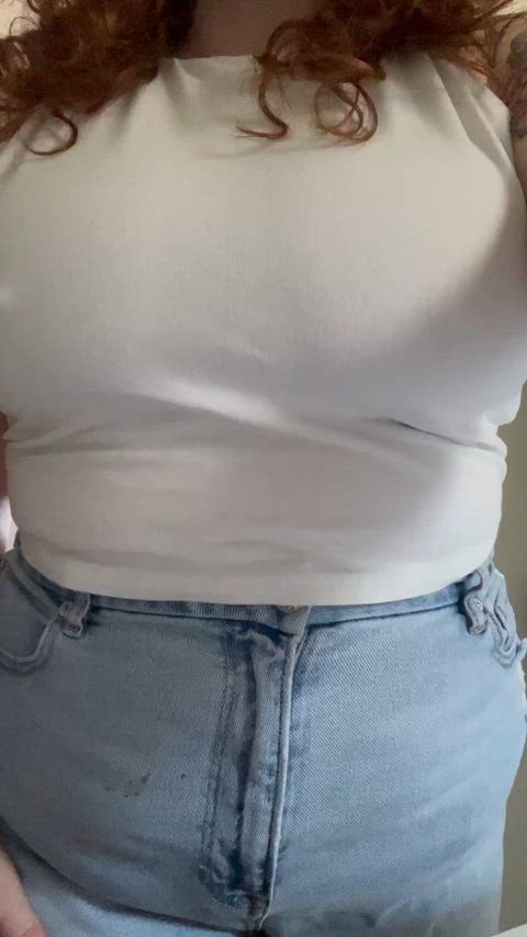 Dropping my 40 G tits for you today