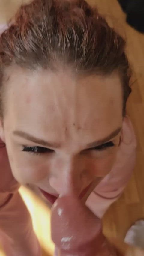 Melody gets doused with cum