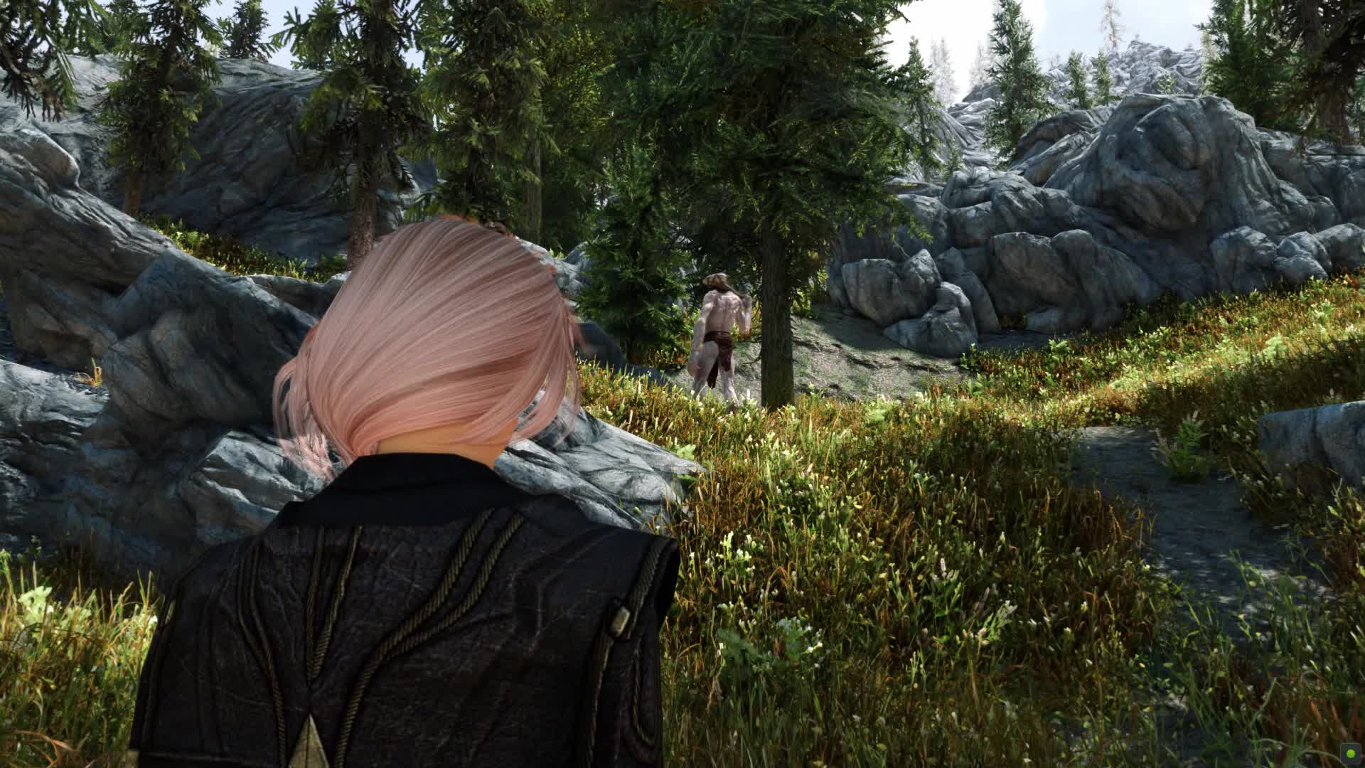 High Elf stretched out and filled with cum by giant