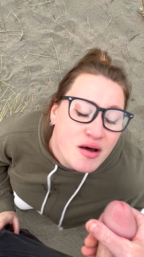 first post here! huge sneaky dunes facial on a public beach
