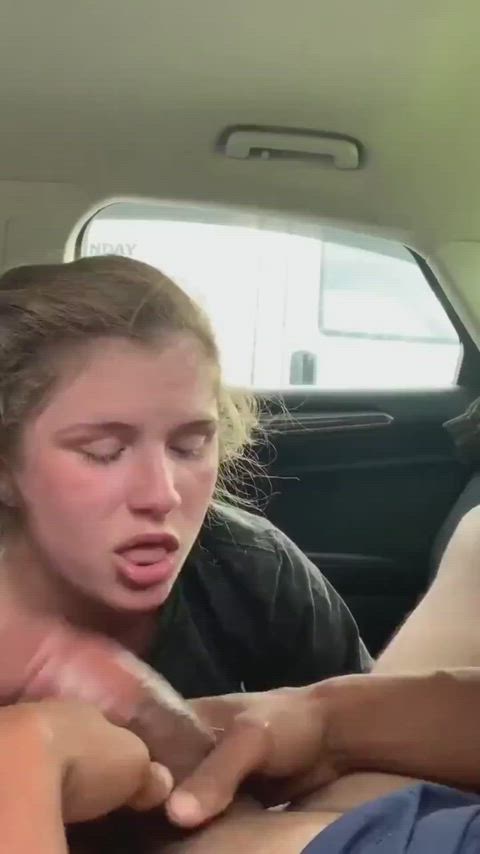 18 Years Old Amateur Babe Big Dick Blowjob Car Sex Cute Homemade Interracial White Girl Porn GIF by jeffpitch