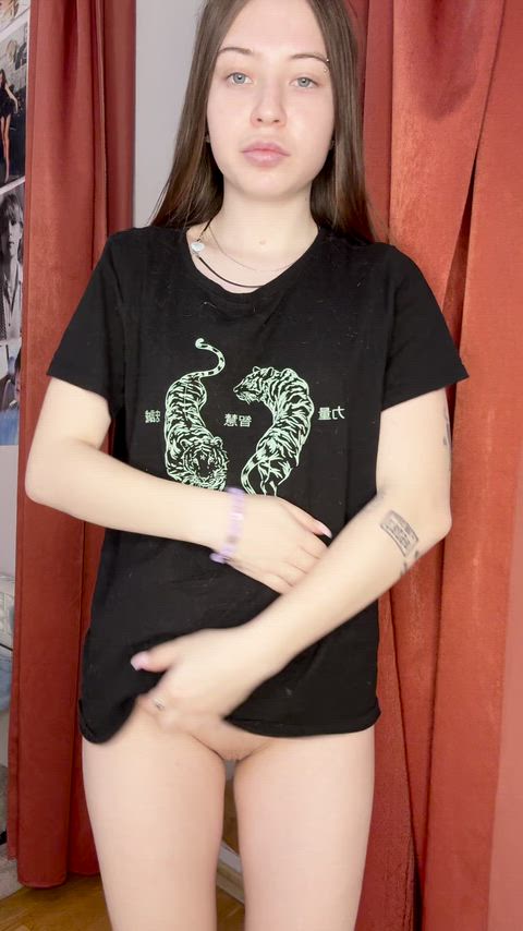 a big t-shirt can be deceiving