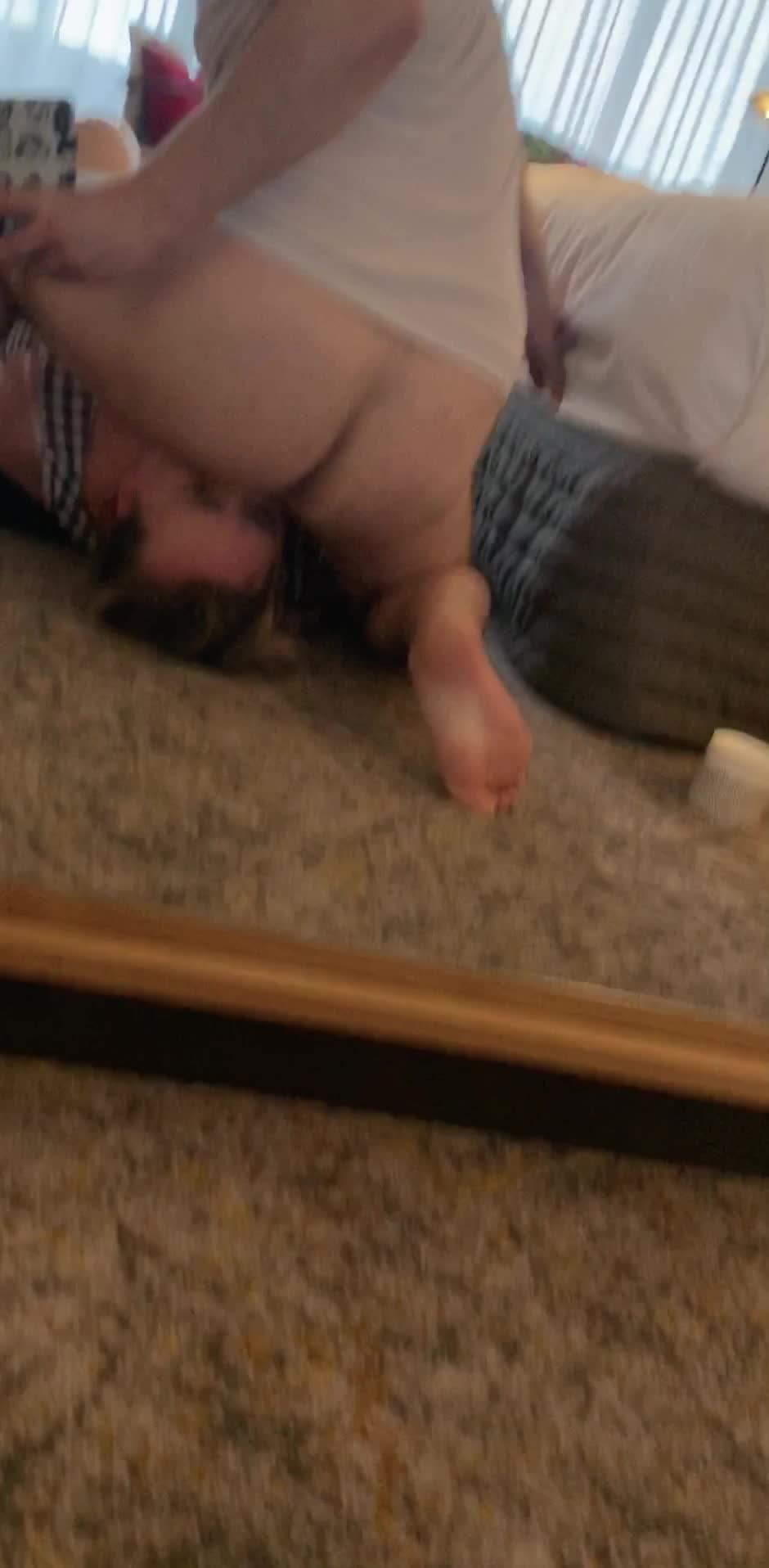 my mouth is just his cock warmer