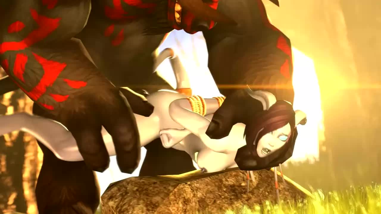 Tauren fucks tied up Dranei