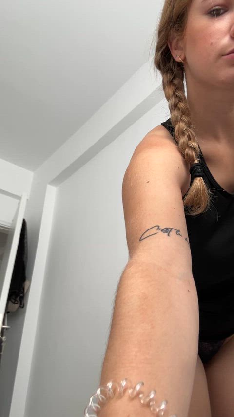 Hope you like my panties though..