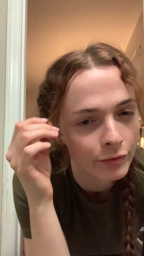 Trans Rebecca Ferguson with perfect tits