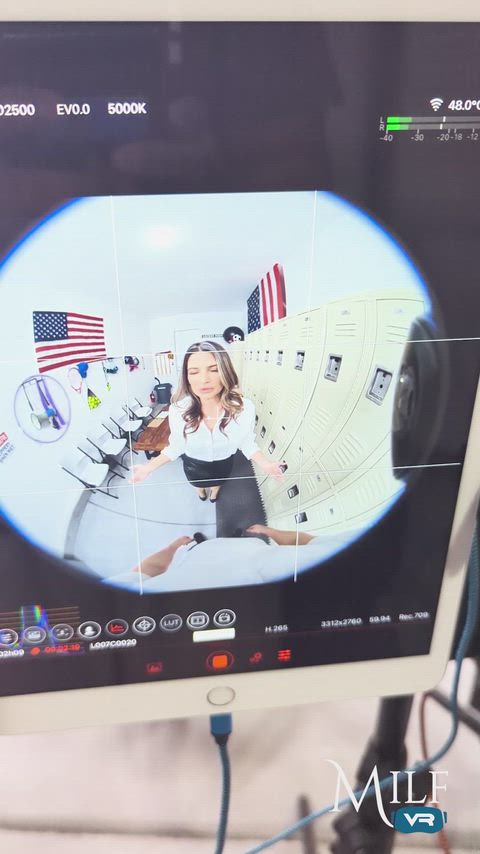 BTS with Krystal Sparks on Blown Call @Milf VR