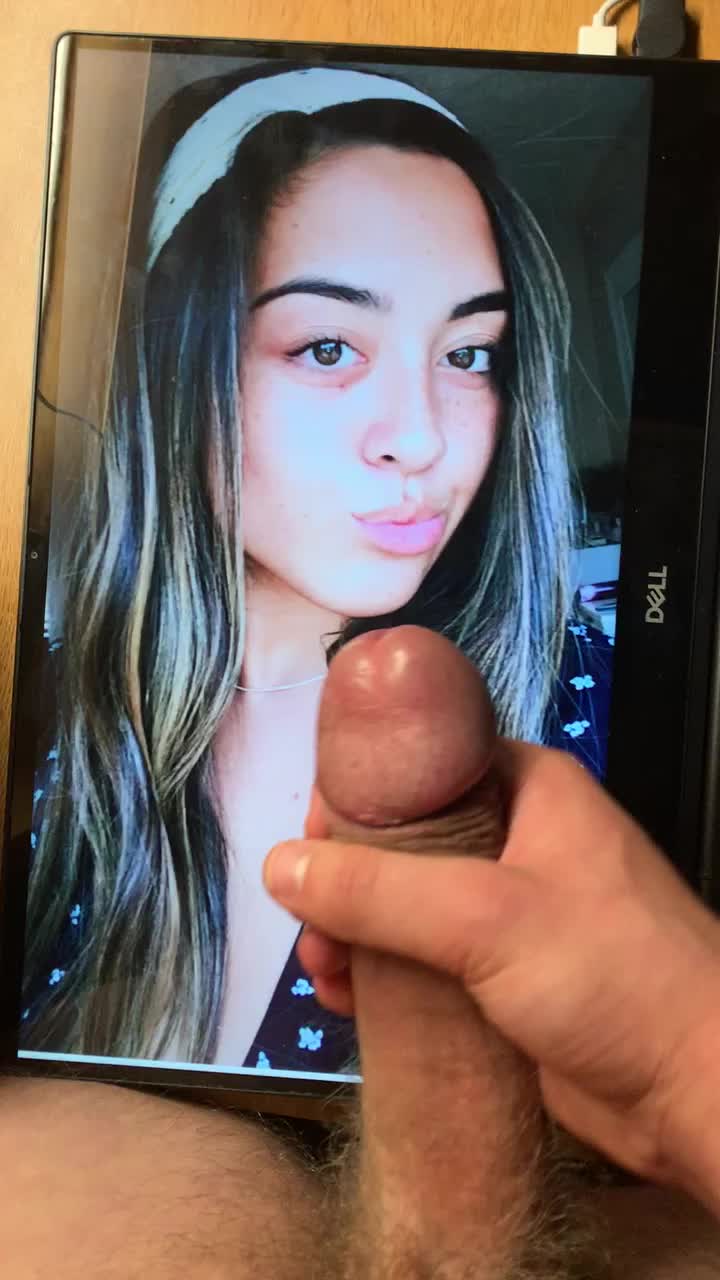 Another big load for an 18 year old hottie