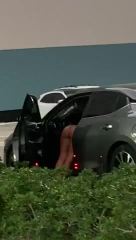 Closing her trunk