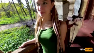 Russian Step Sis Loves My Cock in Public