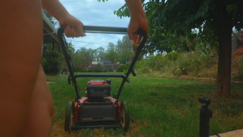 For some reason, my neighbors all know when I mow the lawn
