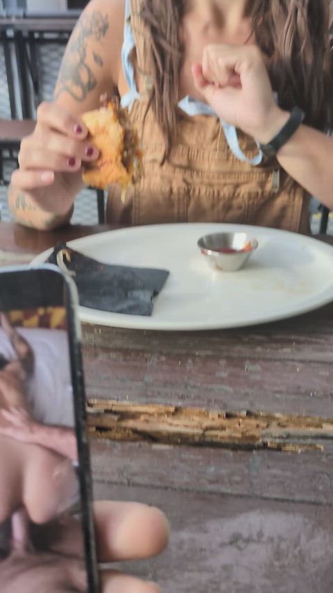 I just love feeling full