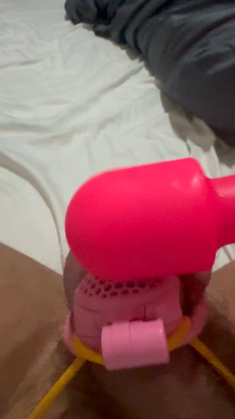 Finally able to squirt in my cage 😊