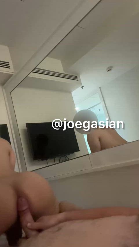 He loves it when I tease him with my ass