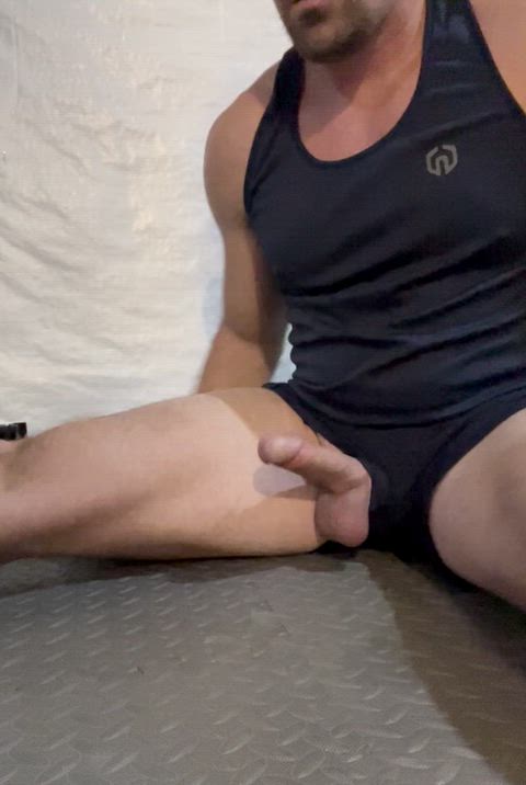 Got too excited at the gym and almost caught...