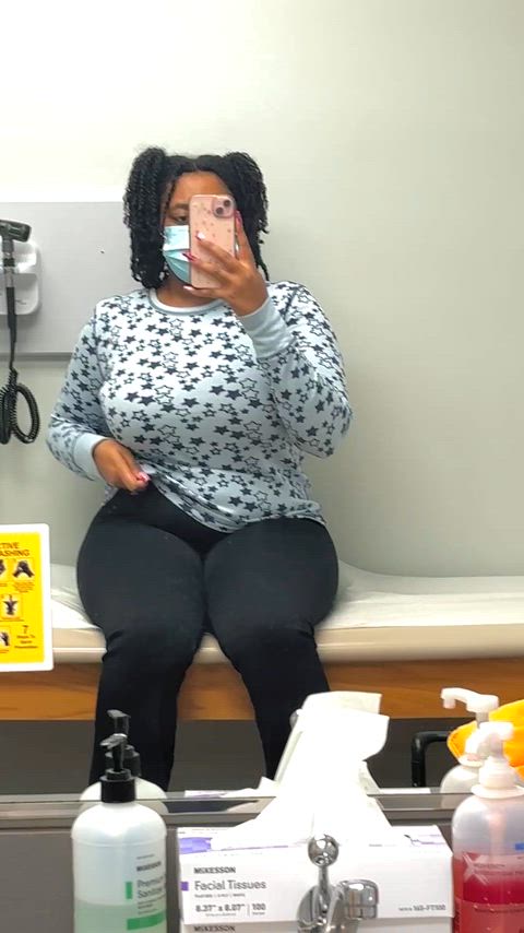 Doctors office mirror, I couldn’t help myself