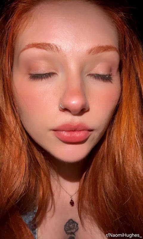 Amateur Big Tits Blue Eyes Boobs Green Eyes Huge Tits Natural Tits Redhead SFW TikTok Porn GIF by nexus31