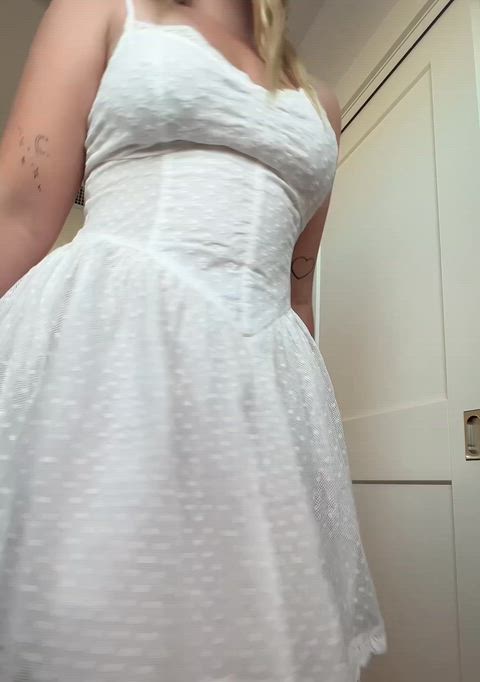 Fun fact I never wear panties when I wear a dress