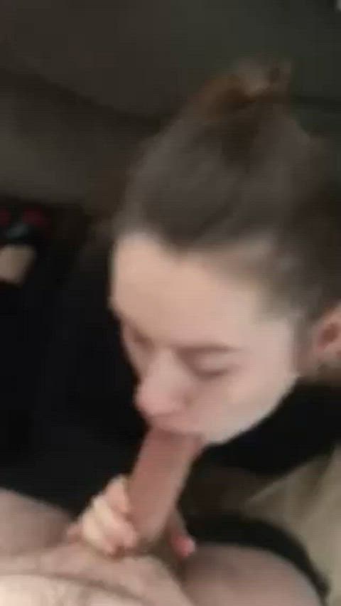 Amateur Blowjob Homemade Porn GIF by curlypigtail254