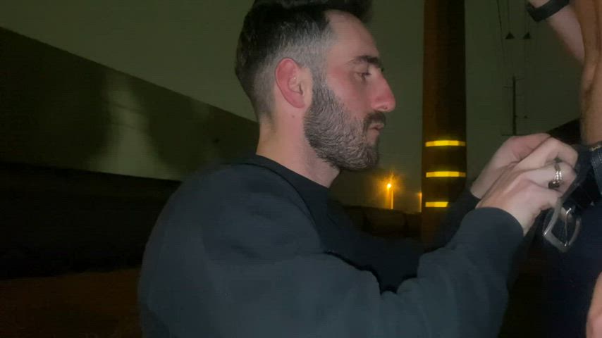 We found a nice spot in public to fuck