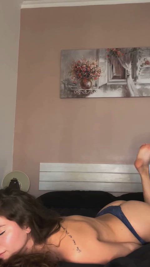 Ass Spread Babe Boobs Costume Foot Fetish Panties Solo Porn GIF by lulumore