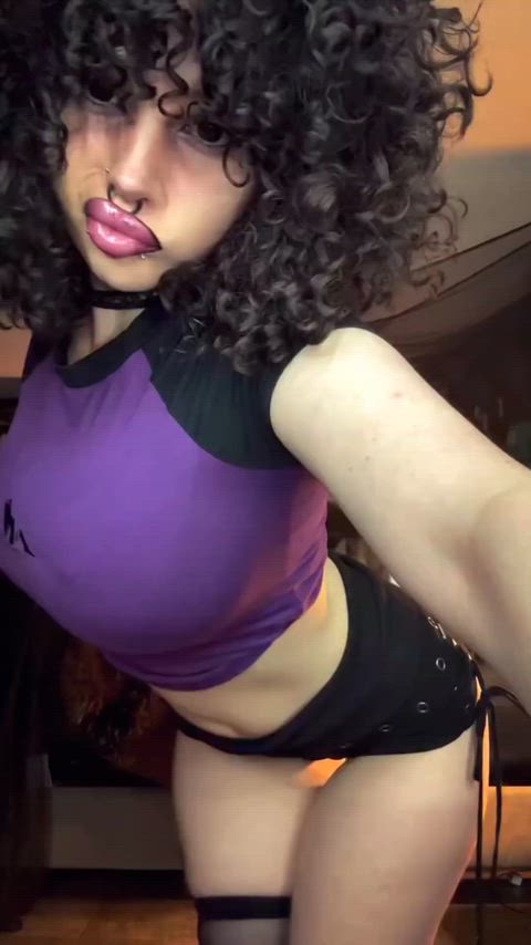 19honeysuckle 24/7 Alt Big Tits Bouncing Tits Curvy Goth cumslut milfnhoney urfavgothxx Porn GIF by temptedtigerxx
